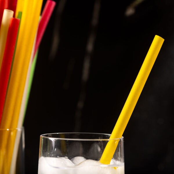 Straws ⌀ 8x150 mm, Yellow